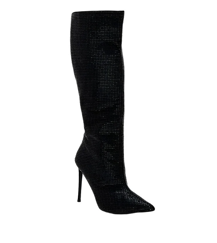 High-Casual Black Women's Boots