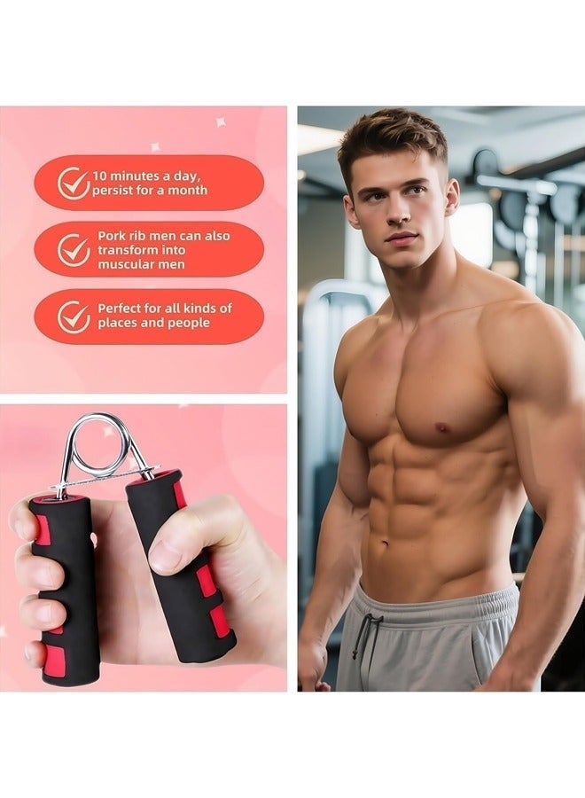 XYXS Hand Grip Strengthener, Hand Soft Foam Manual Exerciser, Rapid Increase of Wrist, Forearm and Finger Strength Exercise Equipment - Image 4