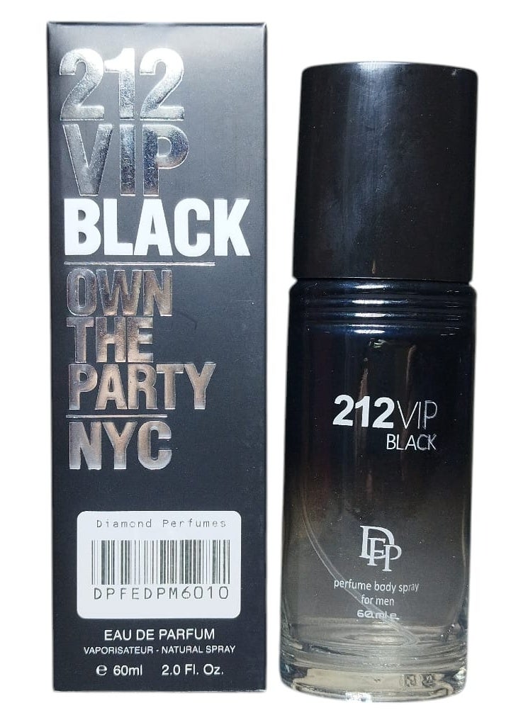 212 Vip Black Eau De Parfum For Men - 60 ML