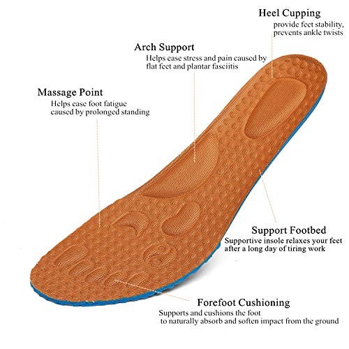 INMINPIN Unisex Slippers Casual Clog House Shoes Comfort Slip-On Walking Mules with Indoor Outdoor Anti-Skid Sole for Men and Women, Blue Orange, 10.5 Women/9 Men - Image 3