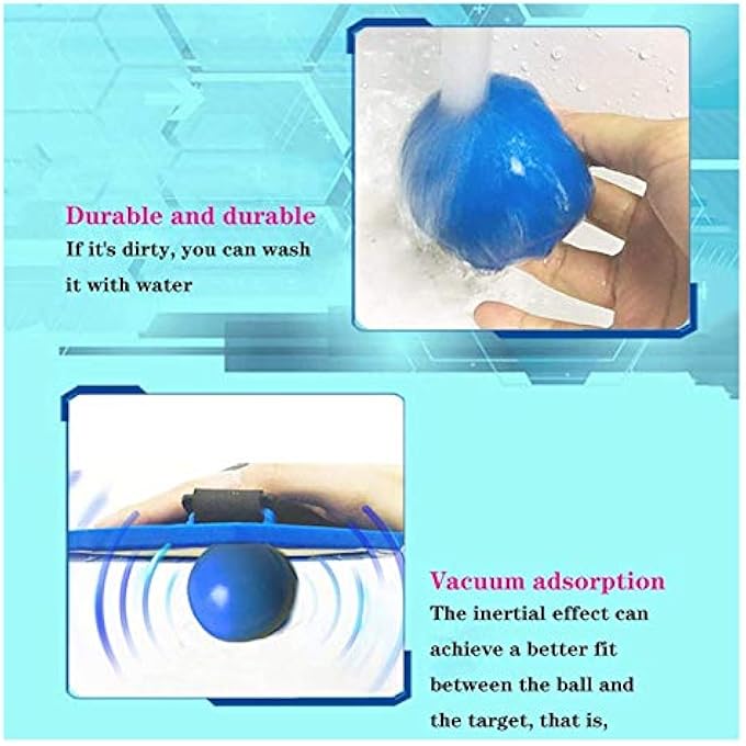Balls Stress Release Toys, Stress Release , Sticky Ceiling , Juggling Sticky Games, Children's Parents Catch The , Can Stick To The Ceiling (Size : 65cm) - Image 3