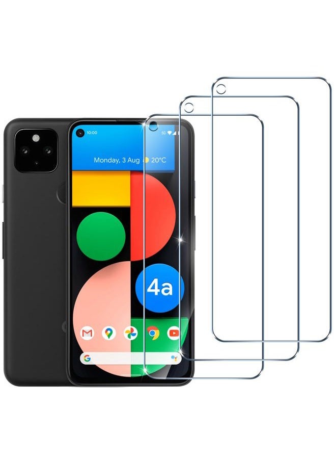 ivoler [6 Pack] [4 Pack] Tempered Glass Screen Protector for Google Pixel 4a 5G with [2Pack] Camera Lens Protector with [Alignment Frame Easy Installation],HD Clear Anti-Scratch Film,6.2 inch - Image 1