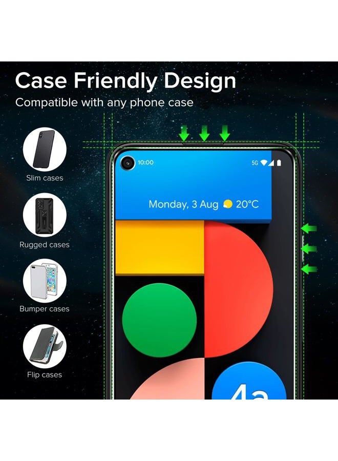 ivoler [6 Pack] [4 Pack] Tempered Glass Screen Protector for Google Pixel 4a 5G with [2Pack] Camera Lens Protector with [Alignment Frame Easy Installation],HD Clear Anti-Scratch Film,6.2 inch - Image 5