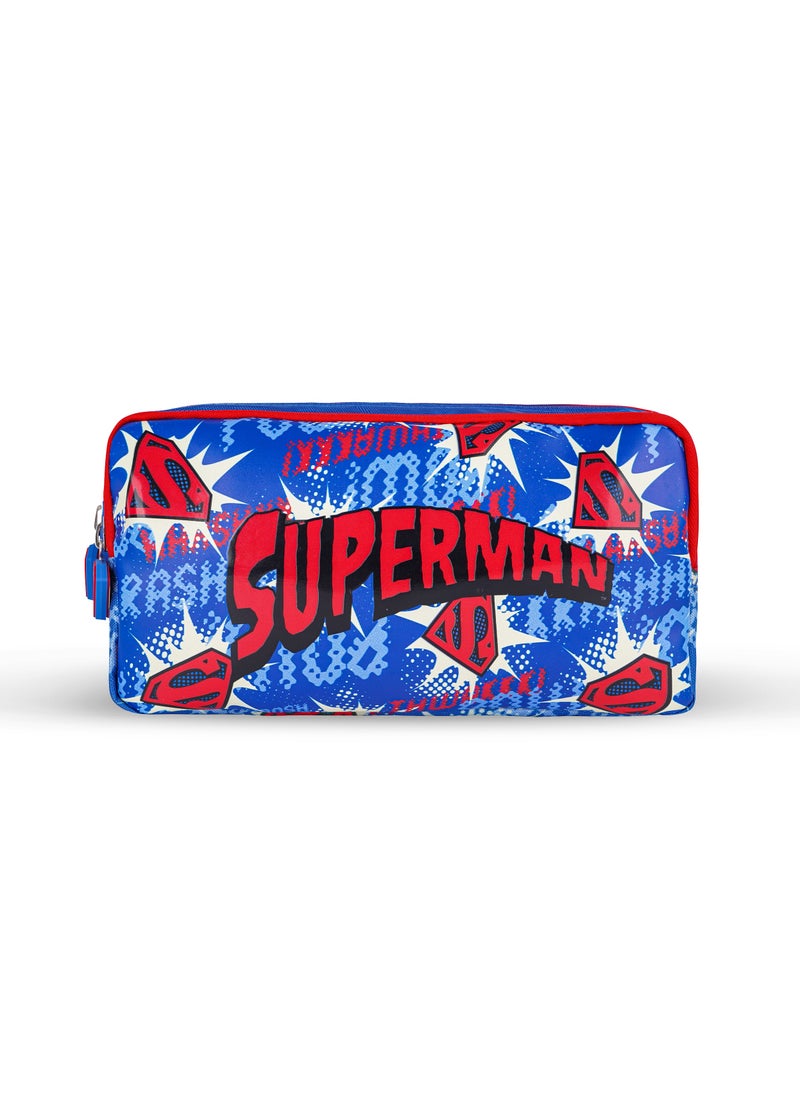 Warner Bros. Warner Bros. Superman Man Of Tomorrow Pencil Case 2 Compartment  - Image 1