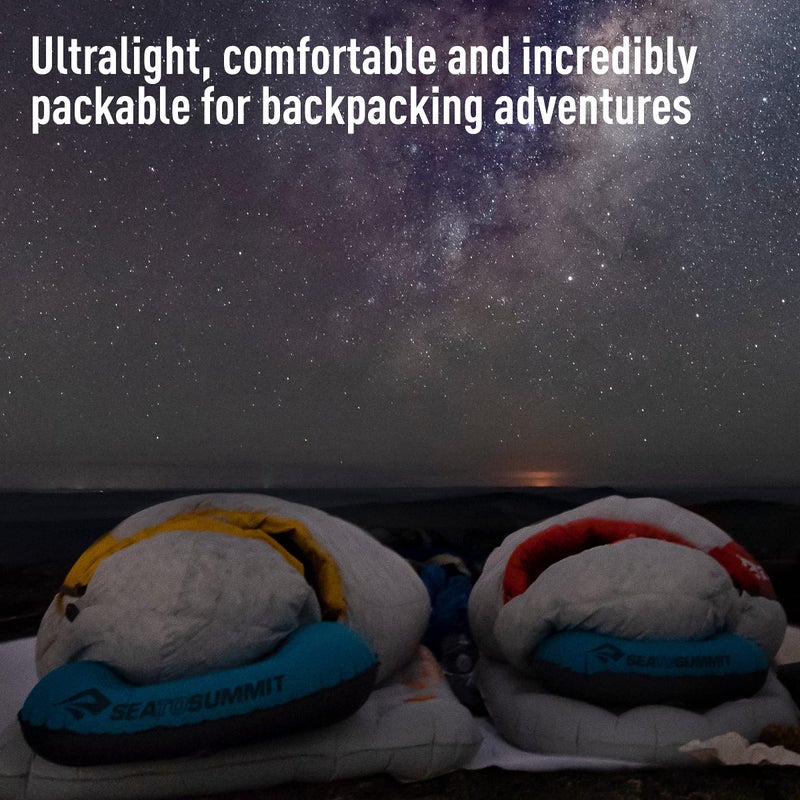 SEA TO SUMMIT Sea to Summit Aeros Ultralight Inflatable Camping and Travel Pillow, Regular (14.2 x 10.2), Aqua  - Image 4