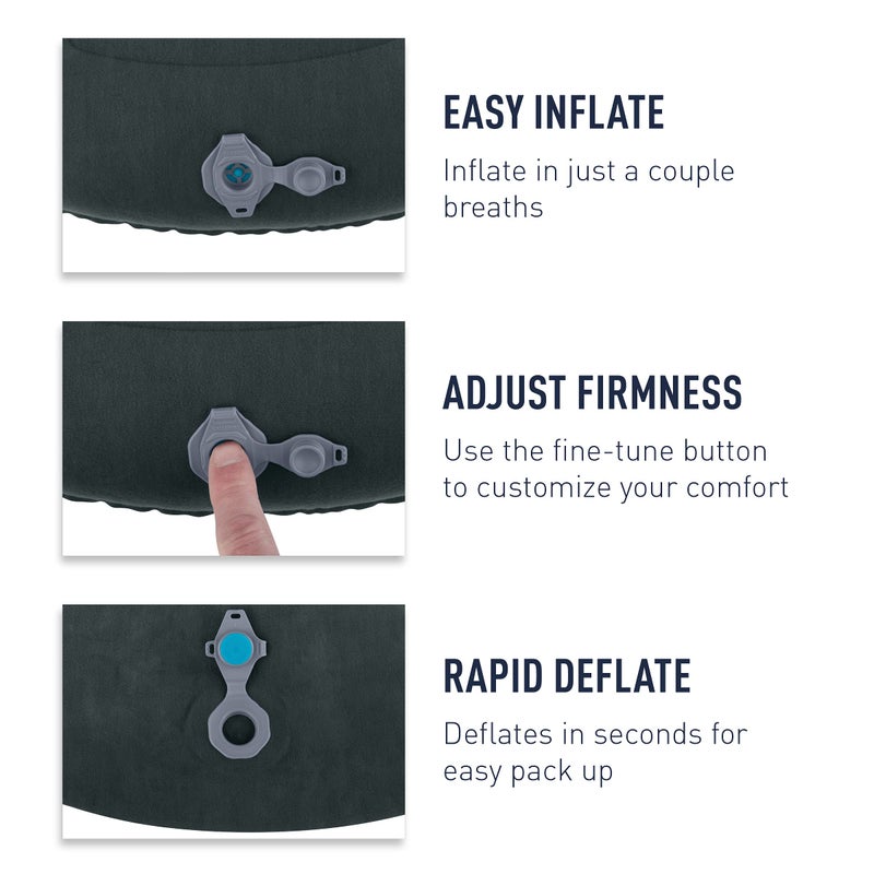 SEA TO SUMMIT Sea to Summit Aeros Ultralight Inflatable Camping and Travel Pillow, Regular (14.2 x 10.2), Aqua  - Image 3