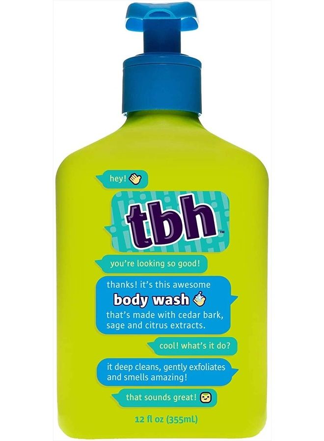 tbh Kids Body Wash - Gentle Exfoliating Body Wash - Sulfate, Paraben Free - 12 oz - Image 1