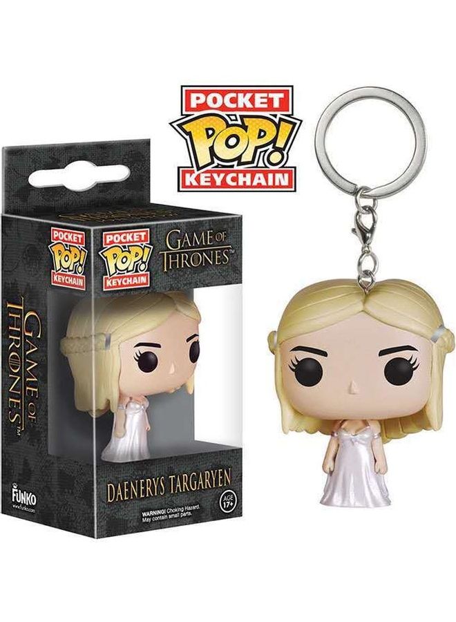NIBEMINENT Pop! Game Of Thrones Daenerys Figure Toy Keychain Multicolour - Image 1