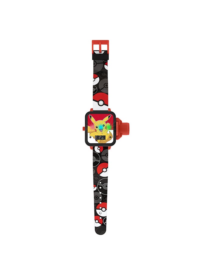 Disney Boys Digital Square Shape Silicone Wrist Watch - POK4280ARG - 32 Millimeter - Image 2