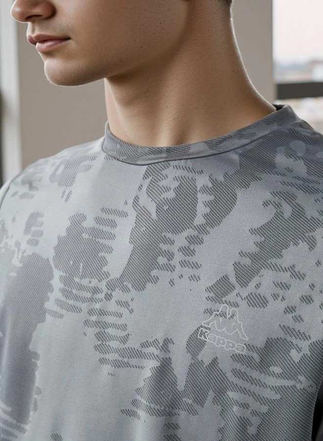 Kappa  Kappa Logo Print Performance T-shirt for Men | Best Price UAE
