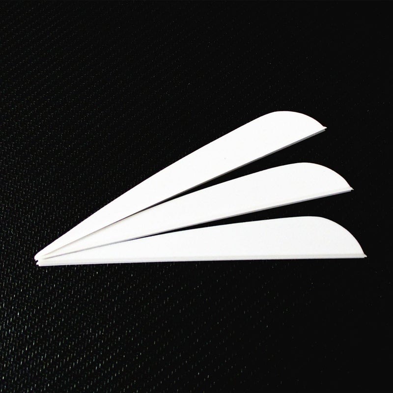 Letszhu Arrows Vanes 4 Inch Plastic Feather Fletching for DIY Archery Arrows 50 Pack… - Image 3