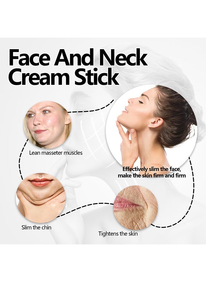 EELHOE Turmeric & Vitamin C Face and Neck Cream Stick, Neck Firming Cream, Smoothes Wrinkles Skin Tightening and Repair Cream for Reduce Double, Moisturizing Erase Fine Lines - Image 4