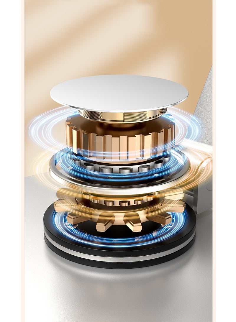 اليشمك حامل هاتف معدني، حامل هاتف محمول قابل للتعديل 360 درجة من سبائك الألومنيوم، حامل هاتف للهواتف المحمولة، حامل iPhone قابل للطي، حامل هاتف محمول متوافق مع iPhone وSamsung وRedmi وOneplus وiPad - Image 3