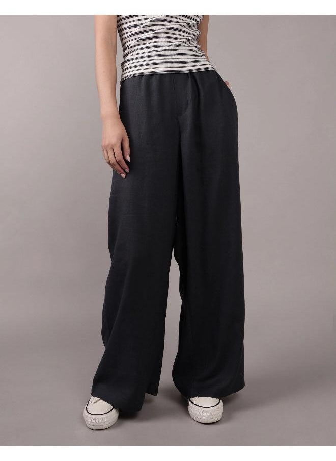 American Eagle AE Linen-Blend Pull-On Pant  - Image 1