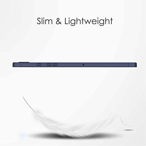 ProElite Cover for Samsung Galaxy Tab A9 Plus 11 inch Cover Case, Smart Flip Case Cover for Samsung Galaxy Tab A9+ 11 inch with S Pen Holder, Dark Blue [Transparent Back] - Image 4