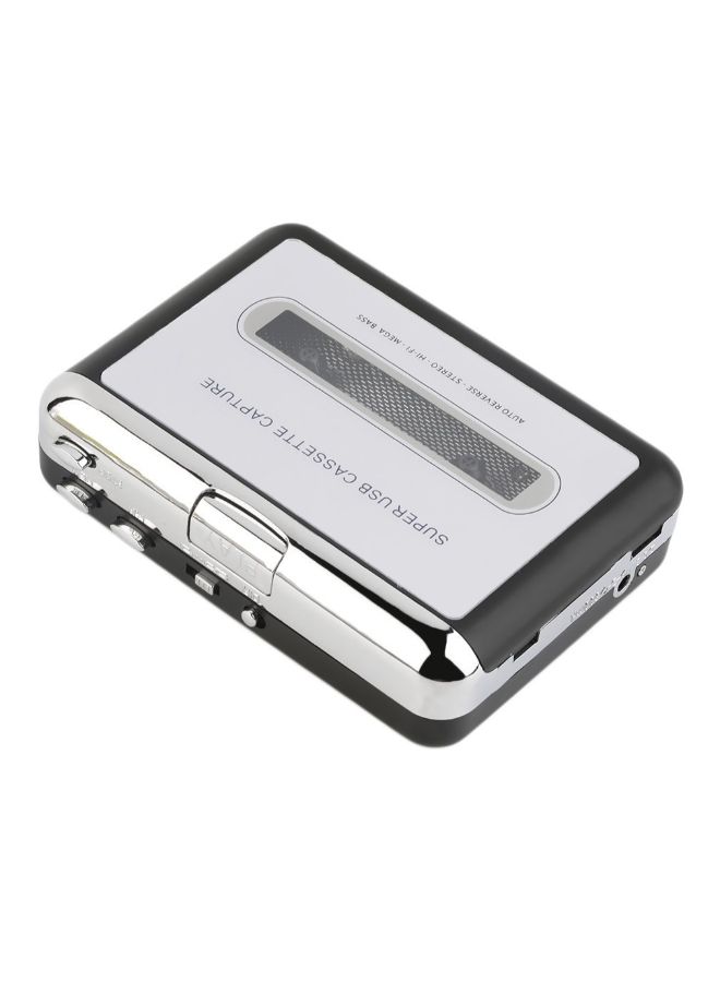 USB Cassette To MP3 Converter Audio Player ZC432600 Black/Silver - Image 4