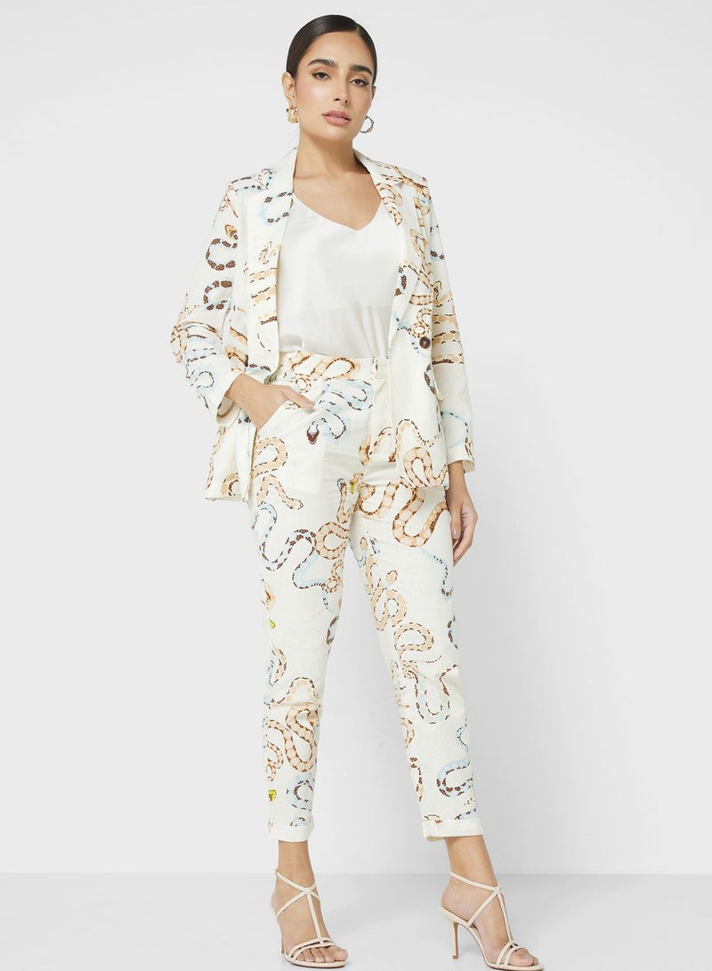Never fully Dressed Printed High Waist Pants  - Image 1