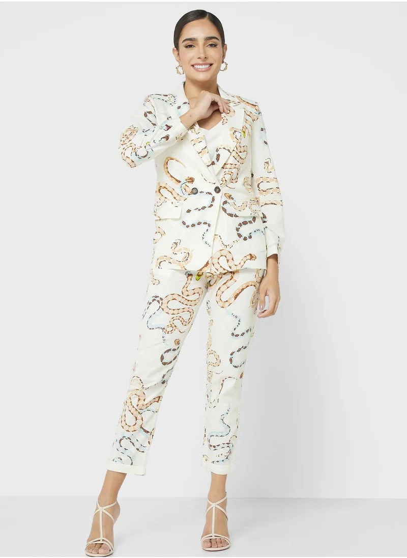 Never fully Dressed Printed High Waist Pants