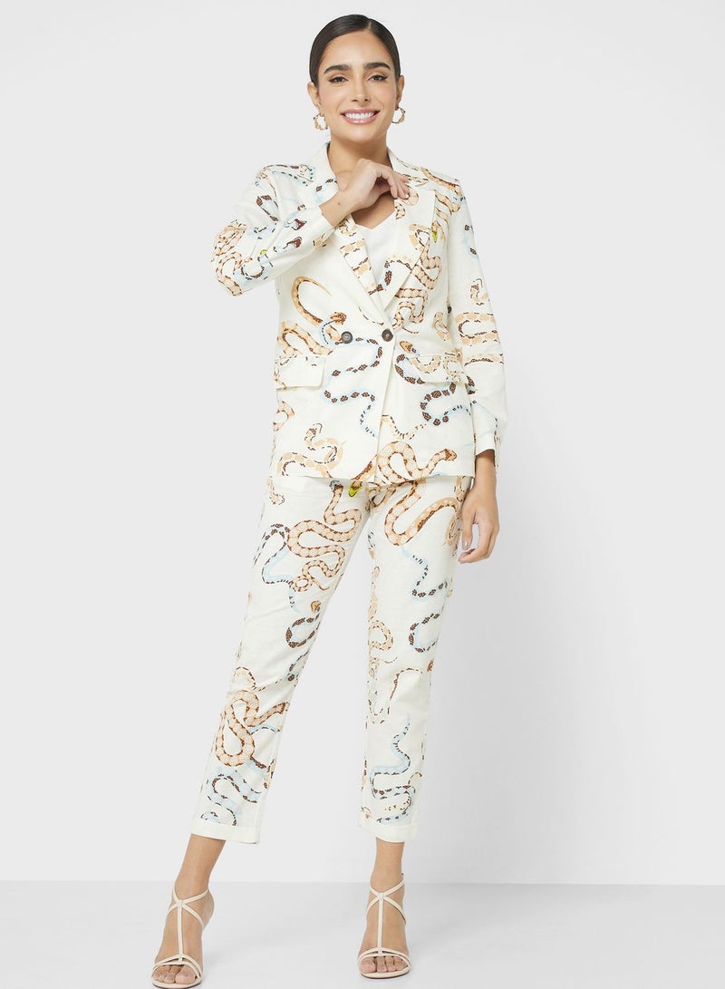 Never fully Dressed Printed High Waist Pants  - Image 4