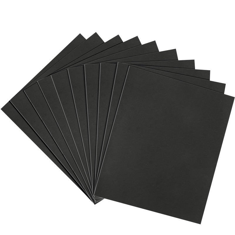 Shineboc 2000 Grit Sandpaper, 9 x 11 Inch Wet Dry Sand Paper Hand Abrasive Sanding Sheets for Wood Metal Automotive Sanding and Polishing, Fine - 10 Sheets - Image 1
