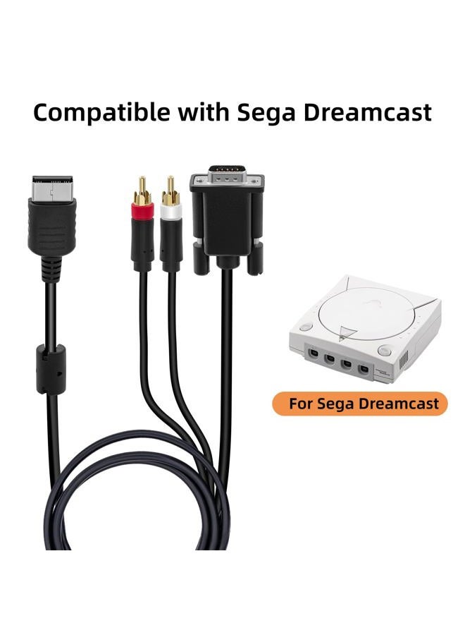 Mcbazel VGA AV Audio Video Cable for Sega Dreamcast - Image 2