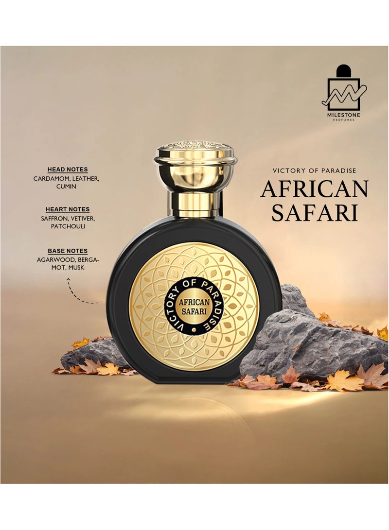 Milestone Victory Of Paradise African Safari Eau De Parfum For Unisex - 100 ML - Image 3