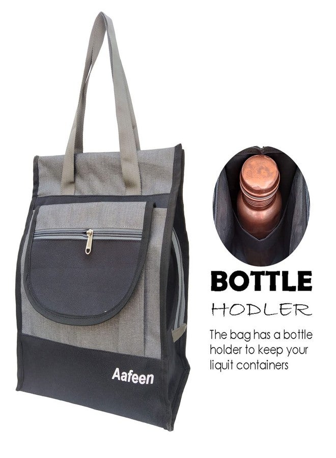 Aafeen Polyester Multipurpose Lunch/Tiffin Bag for Men and Women (AFN421) - Image 3