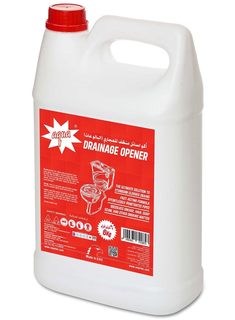 Aqua Drainage Opener/Cleaner with a Blocked Drain Cleaning Formula (6Kg) - Image 2