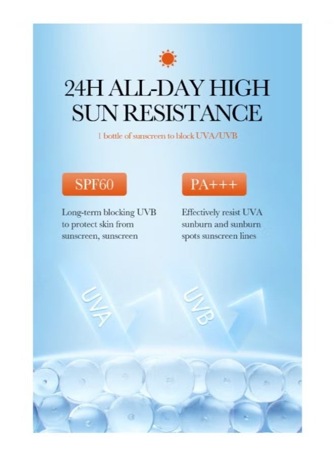 BIOAOUA 🌞✨【BIOAOUA Aloe Vera Sunscreen Spray】SPF60 PA+++ UV Protection | Lightweight & Non-Greasy Mist for Face & Body | Cooling Hydration in Desert Heat - Image 4