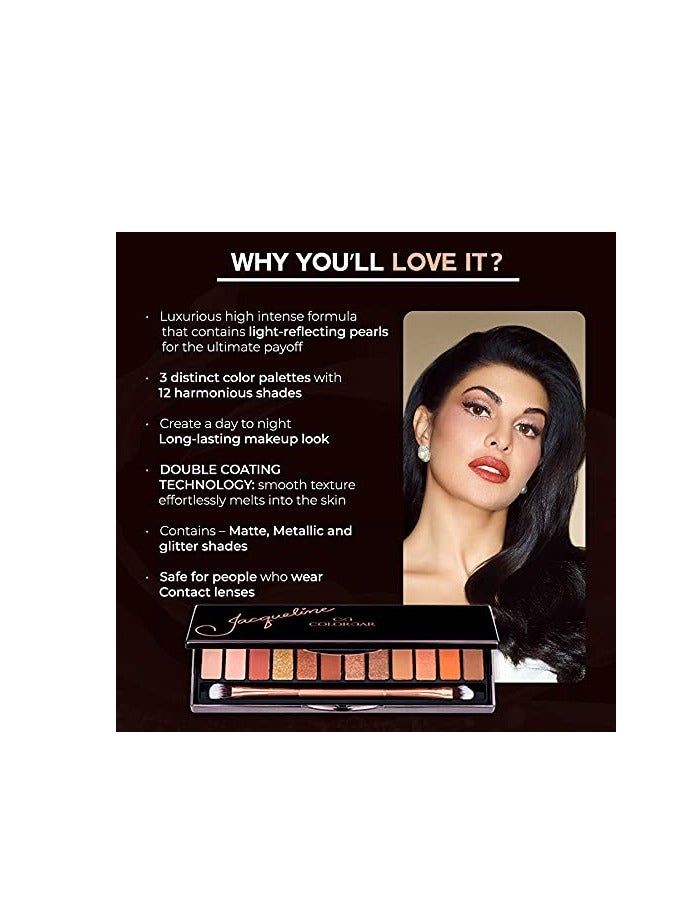 Colorbar Pro 12 in 1 Eyeshadow Palette Nectar Crush - Image 4