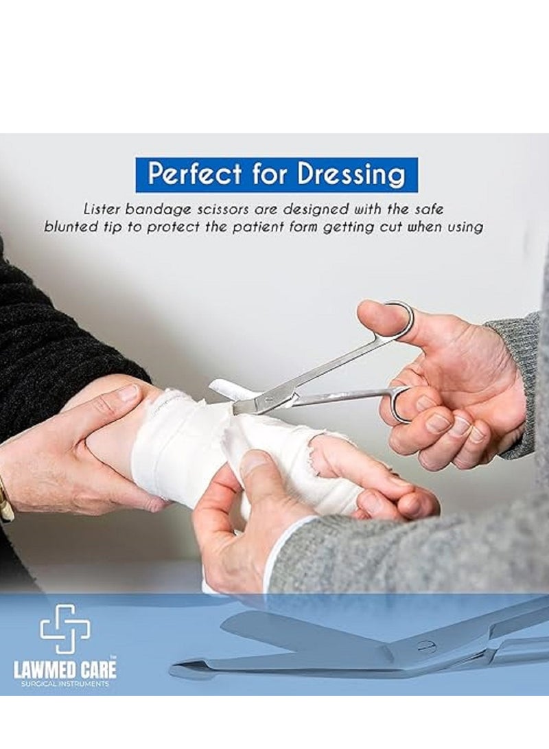 Bandage Scissors-Safety Bandage And  Trauma Shears-Stainless Steel Professional Scissors For First Aid Utility-Medical Care & Home Nursing - Image 4