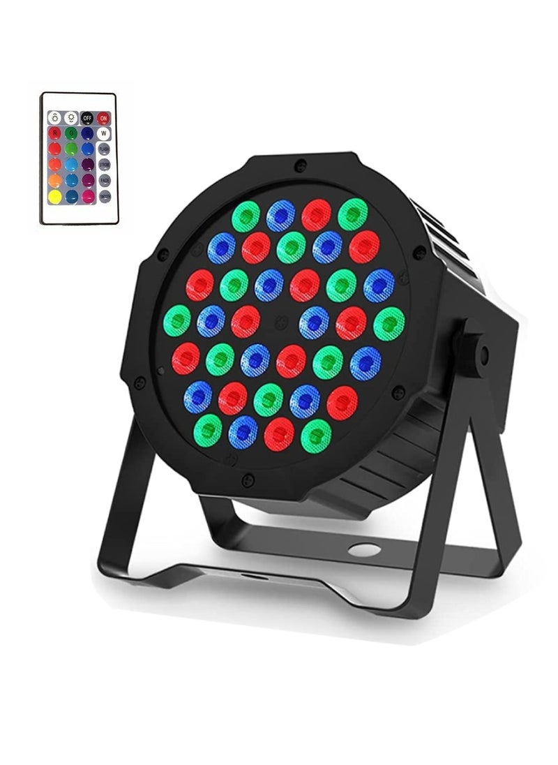 Yuwell 2 Pcs RGB Stage Lighting 36 LED Dj Par Lights Uplighting For Events Sound Activated Remote And DMX Control, RGB Disco Par Light For Wedding, Party, Concert And Festival  - Image 2