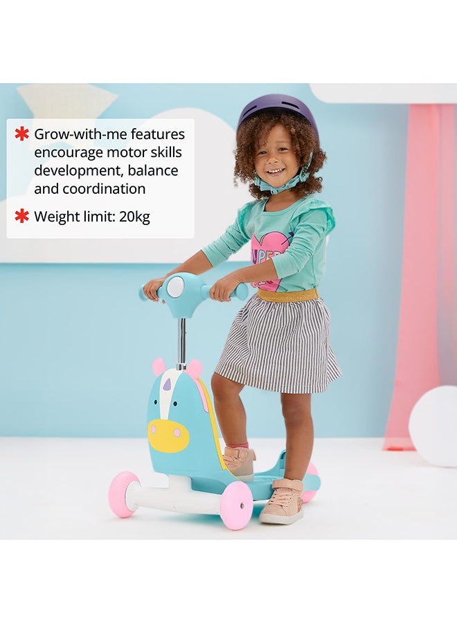 Skip Hop سكيب هوب زو 3 في 1 لعبة ركوب – مشاية، لعبة ركوب وسكوتر للأعمار 1-3 - Image 4