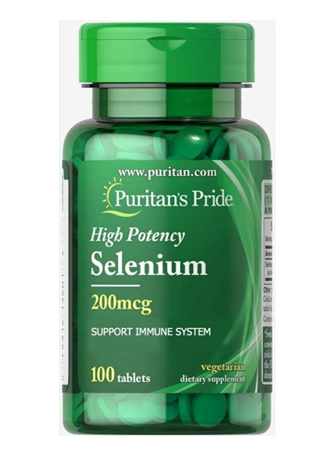 High Potency Selenium 200MCG Tablets 100s