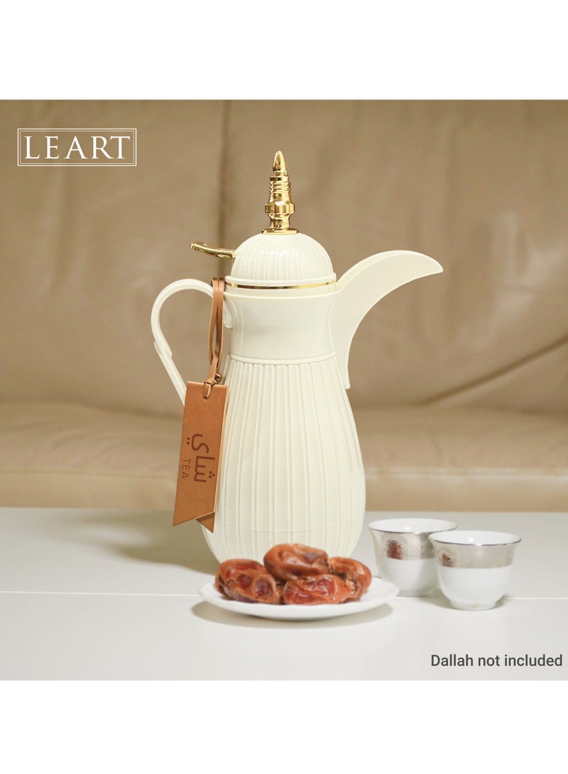 LeArt Rectangle Dallah Flask Tags - Dallah Coffee Pot, Tea, Coffee and Karak Tag | Dallah Tags (Camel - Set of 3)  - Image 2