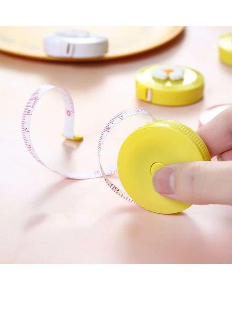 Generic Small measuring tape portable measuring tape waist measuring tape  multi purpose measuring tape length 1.5 meters  2 PCs  multicolor from Rana store  - Image 3