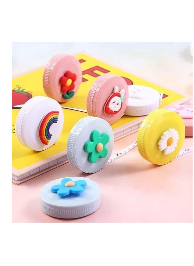 Generic Small measuring tape portable measuring tape waist measuring tape  multi purpose measuring tape length 1.5 meters  2 PCs  multicolor from Rana store  - Image 5
