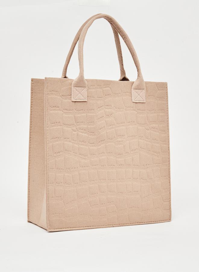 Styli Textured Square Shoulder Bag - Image 1