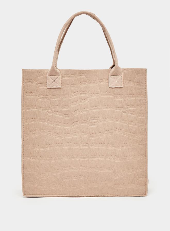 Styli Textured Square Shoulder Bag - Image 3