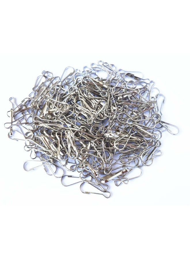 i-CHONY 250 قطعة خطاف زنبركي معدني بحجم 23 × 8 مم لحلقة المجوهرات والحرف وبطاقة الهوية ومشابك سلسلة المفاتيح - Image 1