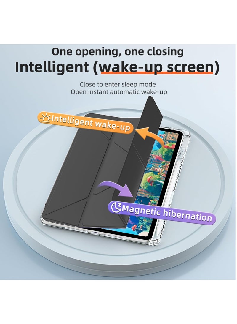 CHEROSIN حافظة تابلت لجهاز Honor Pad X9a بحجم 11.5 بوصة مع حامل قلم، غلاف خلفي مضاد للصدمات، قاعدة ثلاثية الشكل على شكل Y 6 في 1 - Image 2