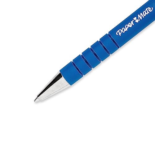 Paper Mate 9560131 Flexgrip Ultra Retractable Ballpoint Pens, Fine Point, Blue Ink, 12-Pack - Image 3