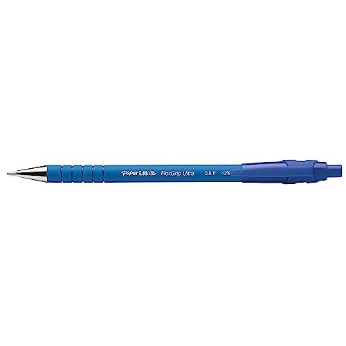 Paper Mate 9560131 Flexgrip Ultra Retractable Ballpoint Pens, Fine Point, Blue Ink, 12-Pack - Image 2