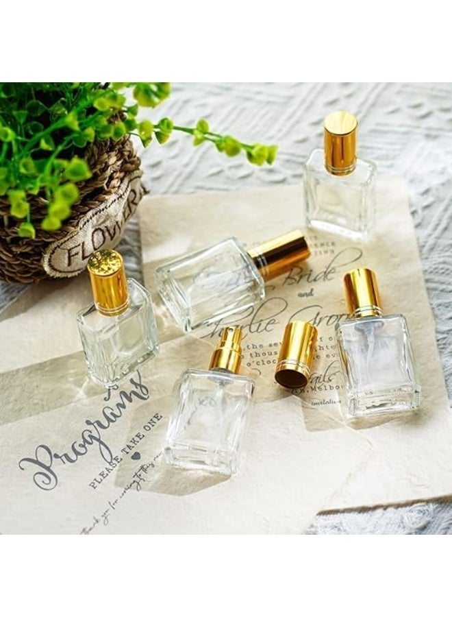 ChicAbode 12pcs Clear Perfume Spray Bottles 15ml Glass Fine Mist Sprayer Empty Spray Bottles Refillable Container Perfume Atomizer for Cleaning, Essential Oil, Liquid - Image 5