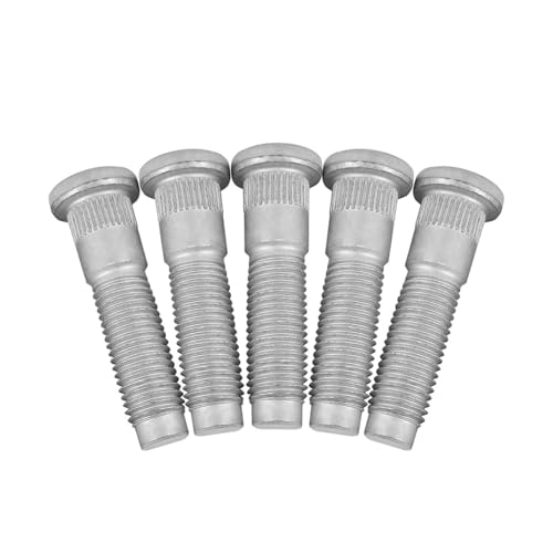 Mysttoo 5PCS M12x15 Wheel Studs Lug Stud Bolt 132mm Knurl Compatible with Jaguar SType FType XE XF XFR XJ XJ8 XJR XK XKR Vanden Plas X350 X358 C2S50885 XR853331 - Image 1