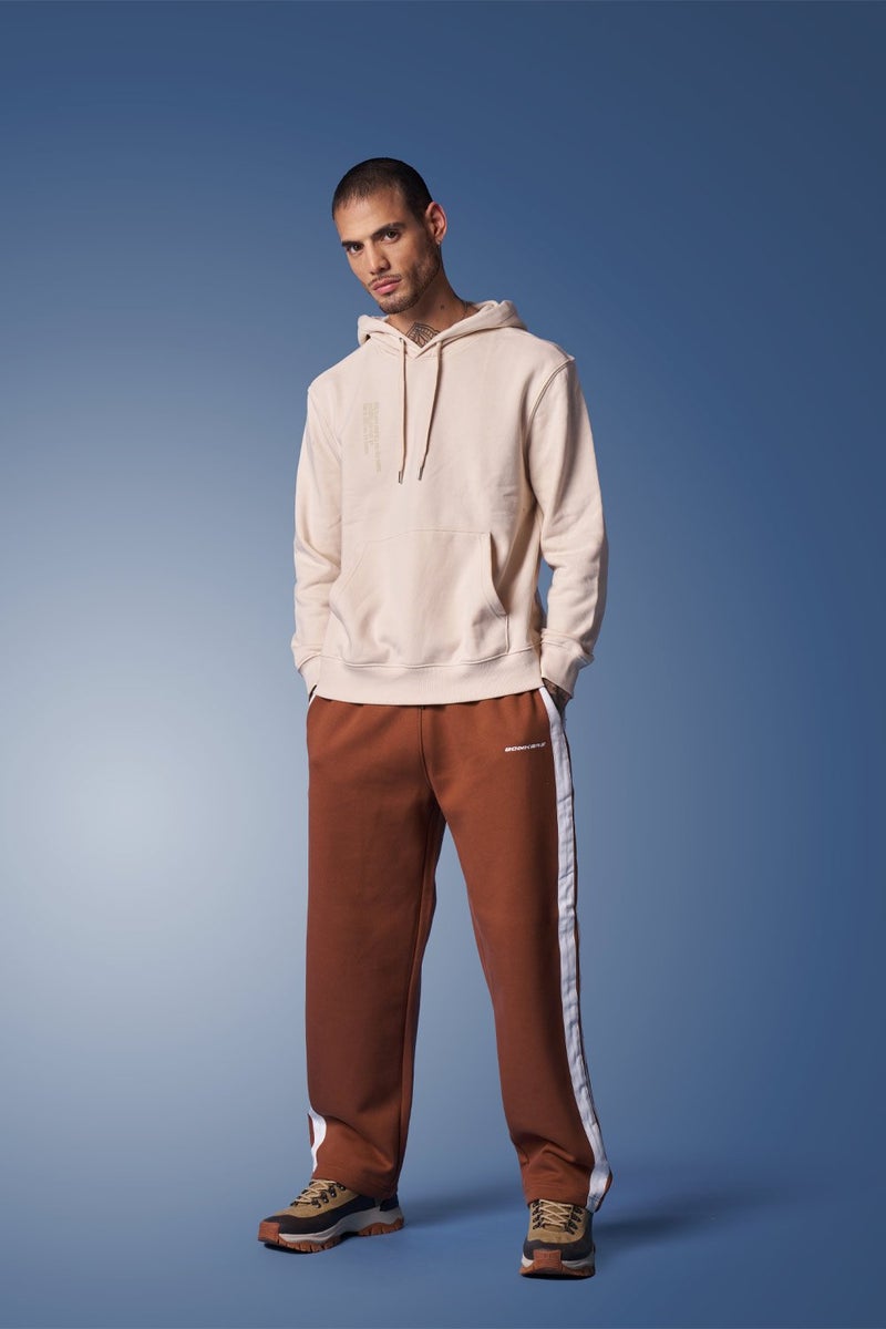Bonkers Corner Brown Sporty Straight Fit Pants for Men's - Image 5