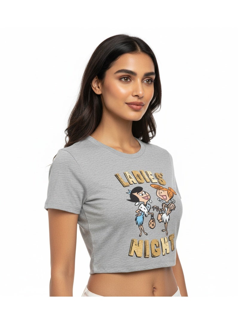 Flintstones تي شيرت نسائي فلينتستونز R/N S/S ZC - Image 3