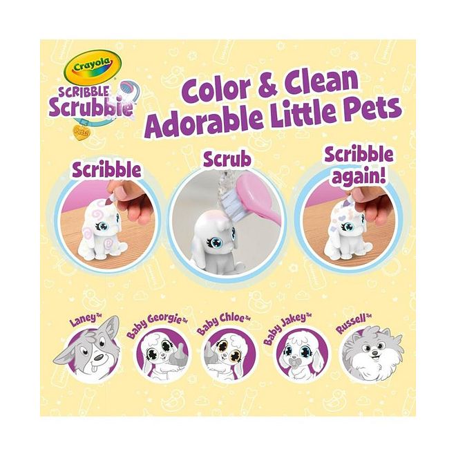 Crayola Scribble Scrubbie Baby Pets Nursery Activity Set, Adorable Members, Creativity, Delightful, Collectable Companions, 3 Years+, Multicolour - 12 Pieces - Image 3