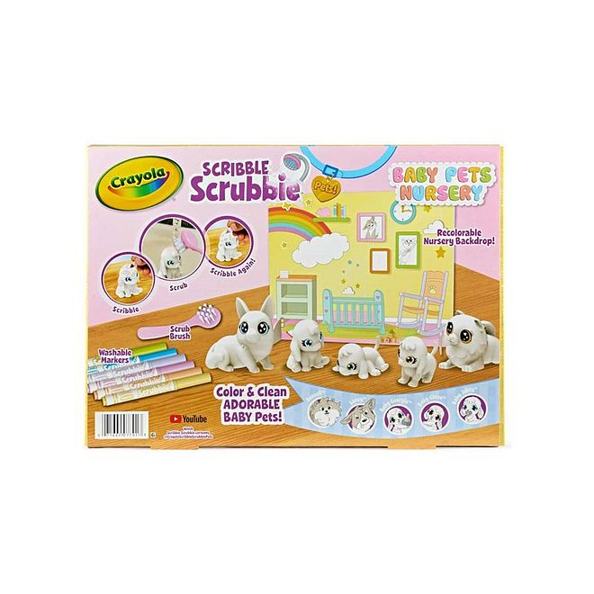 Crayola Scribble Scrubbie Baby Pets Nursery Activity Set, Adorable Members, Creativity, Delightful, Collectable Companions, 3 Years+, Multicolour - 12 Pieces - Image 5