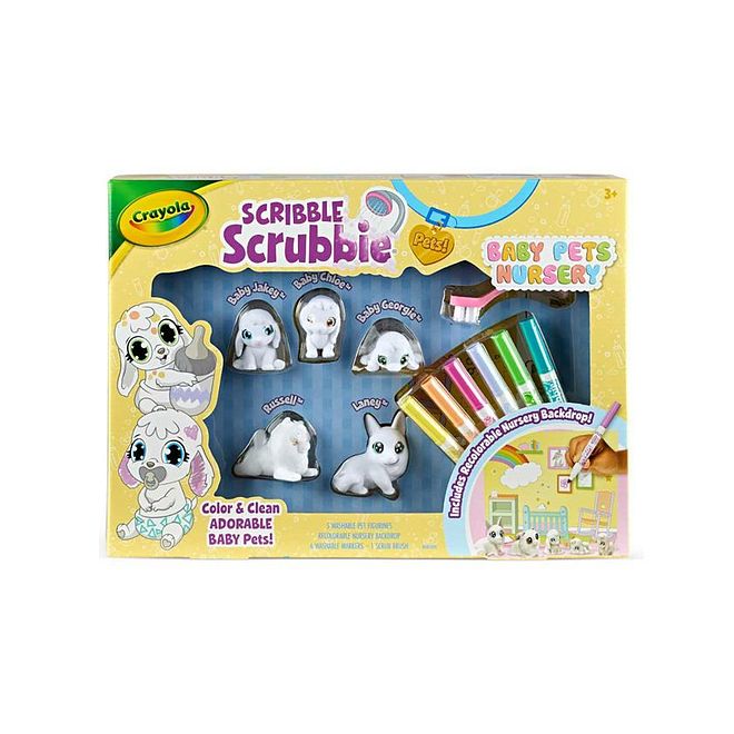 Crayola Scribble Scrubbie Baby Pets Nursery Activity Set, Adorable Members, Creativity, Delightful, Collectable Companions, 3 Years+, Multicolour - 12 Pieces - Image 2